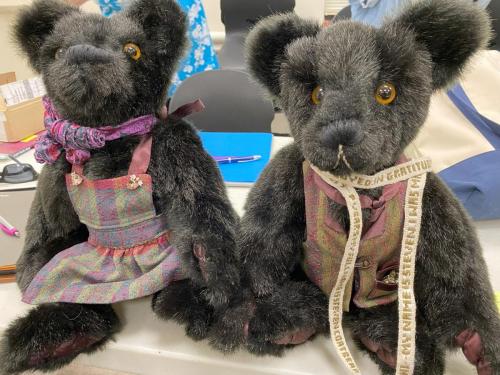 Fur Coat Bears Made By Rose Davis(Shown by Jeannine G.)