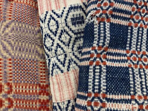 3 Procured Handwoven Coverlets From This Area (Gina L.)